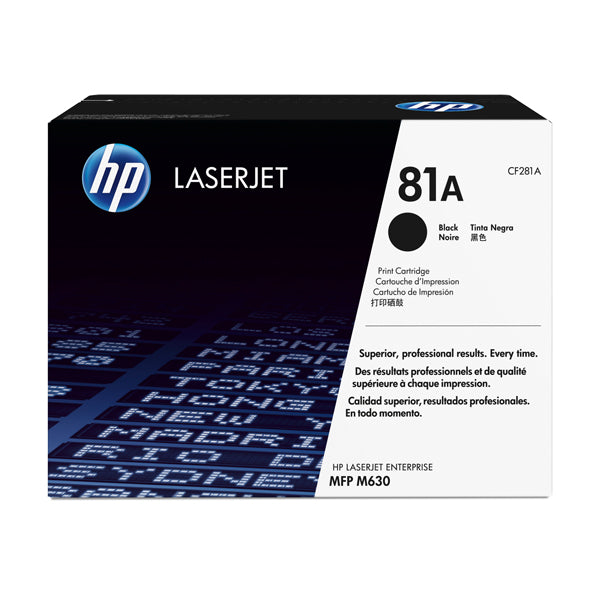 HP - CF281A - Hp - Toner originale - 81A - Nero - CF281A - 10.500 pag