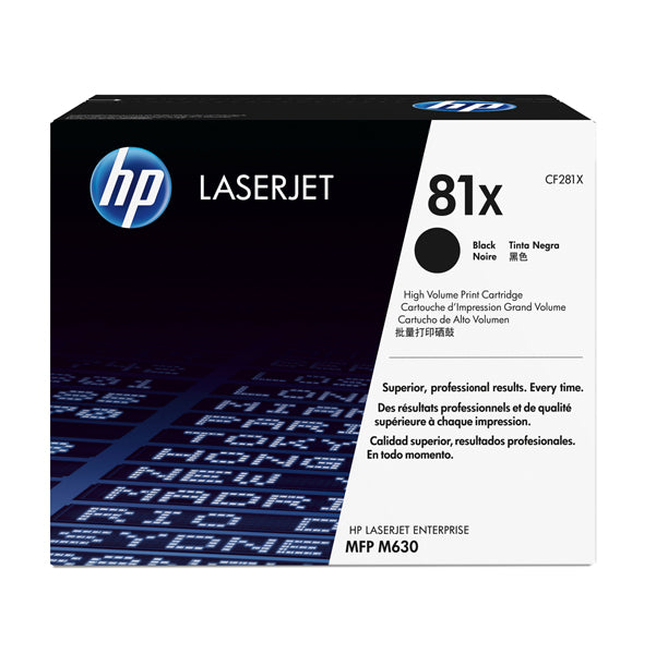 HP - CF281X - Hp - Toner originale - 81X - Nero - CF281X - 25.000 pag