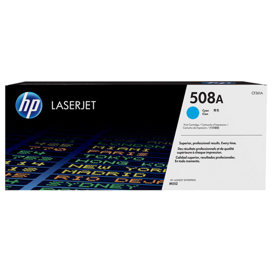 HP - CF361A - Hp - Toner originale - 508A - Ciano - CF361A - 5.000 pag