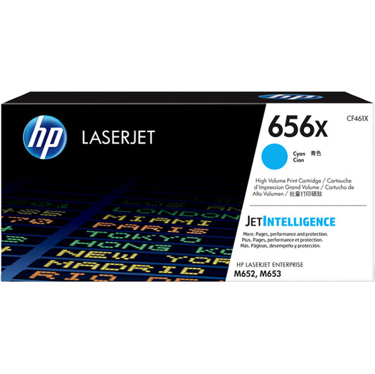 HP - CF461X - Hp - Toner originale - 656X - Ciano - CF461X - 22.000 pag