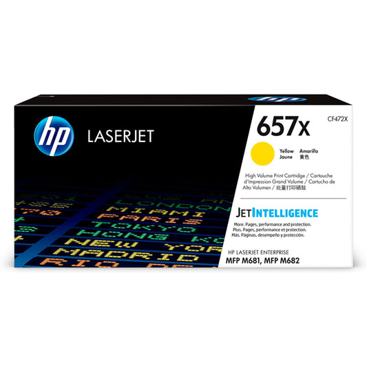 HP - CF472X - Hp - Toner originale- 657X - Giallo - CF472X - 23.000 pag