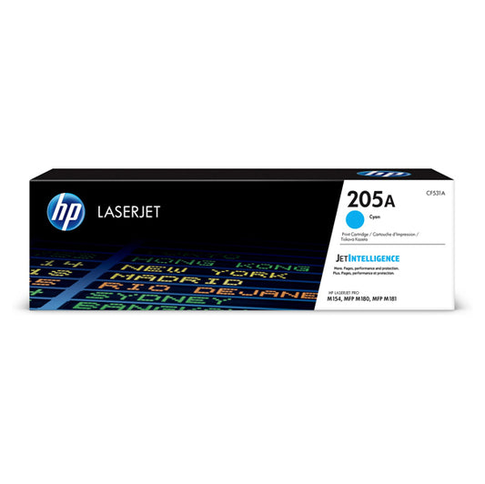 HP - CF531A - Hp - Toner originale - 205A - Ciano - CF531A - 900 pag