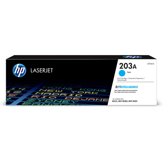 HP - CF541A - Hp - Toner originale - 203A - Ciano - CF541A - 1.300 pag