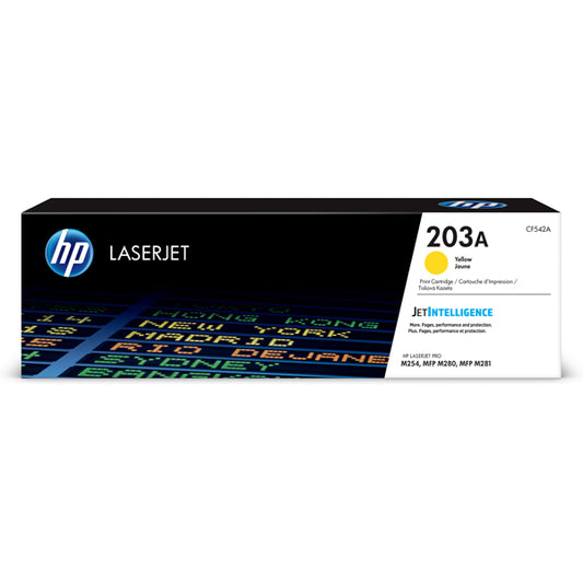 HP - CF542A - Hp - Toner originale - 203A - Giallo - CF542A - 1.300 pag