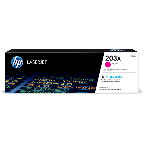 HP - CF543A - Hp - Toner originale - 203A - Magenta - CF543A - 1.300 pag