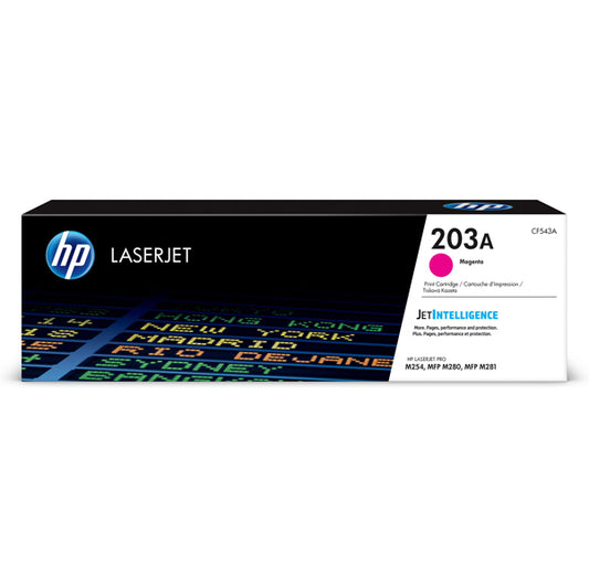 HP - CF543A - Hp - Toner originale - 203A - Magenta - CF543A - 1.300 pag