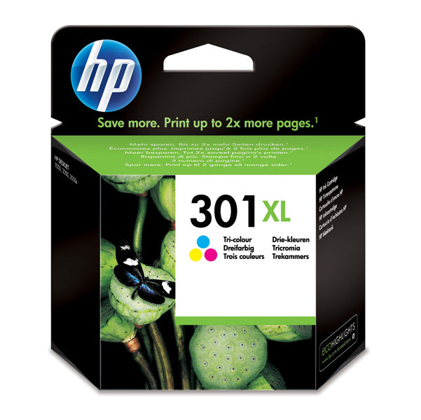 HP - CH564EE - Hp - Cartuccia ink originale- 301XL - C-M-Y - CH564EE - 330 pag