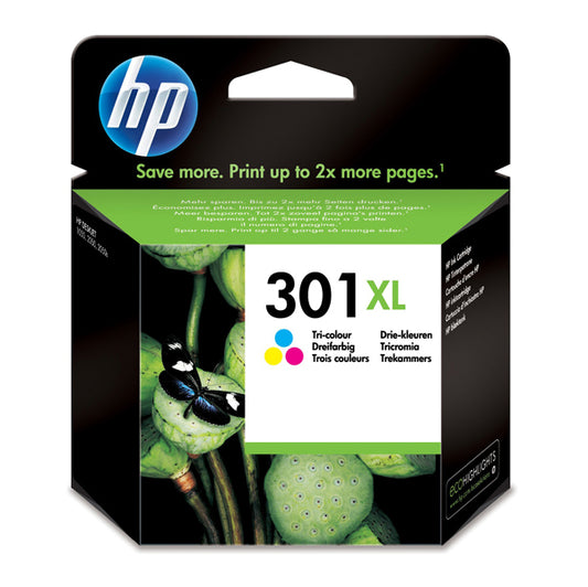 HP - CH564EE - Hp - Cartuccia ink originale- 301XL - C-M-Y - CH564EE - 330 pag