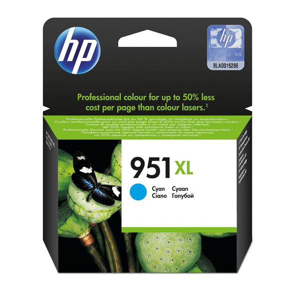 HP - CN046AE - Hp - Cartuccia ink originale - 951XL - Ciano - CN046AE - 1.500 pag