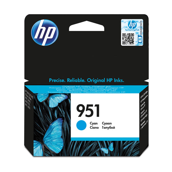 HP - CN050AE - Hp - Cartuccia ink originale - 951 - Ciano - CN050AE - 700 pag