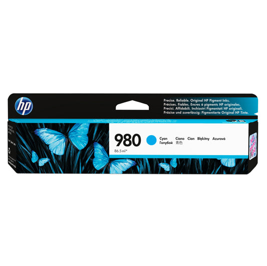 HP - D8J07A - Hp - Cartuccia ink originale - 980 - Ciano - D8J07A - 6.600 pag