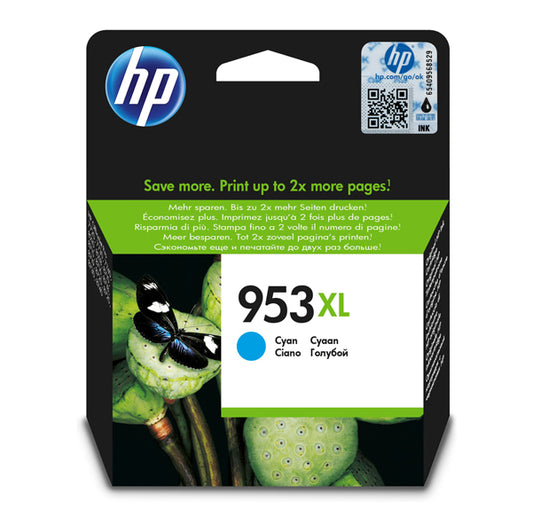 HP - F6U16AE - Hp - Cartuccia ink originale - 953XL - Ciano - F6U16AE - 1.600 pag