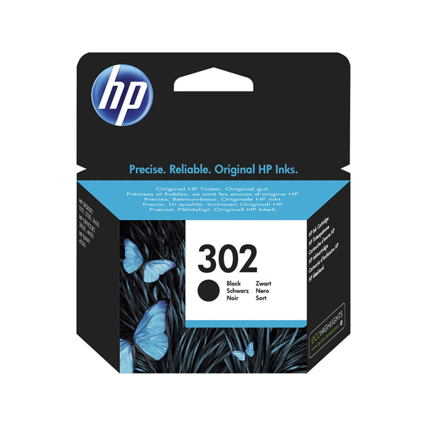 HP - F6U66AE - Hp - Cartuccia ink originale - 302 - Nero - F6U66AE - 190 pag