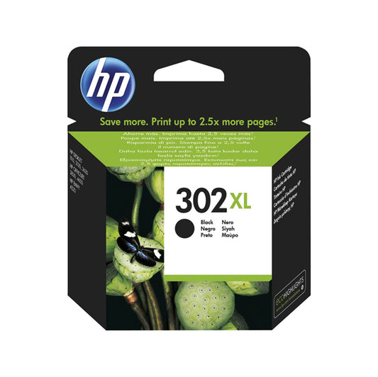 HP - F6U68AE - Hp - Cartuccia ink originale - 302XL - Nero - F6U68AE - 480 pag