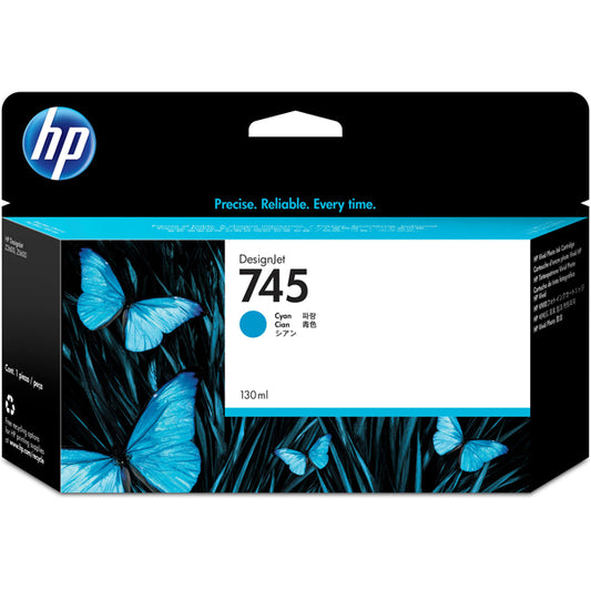 HP - F9J97A - Hp - Cartuccia ink originale - 745 - Ciano fotografico - F9J97A - 130ml