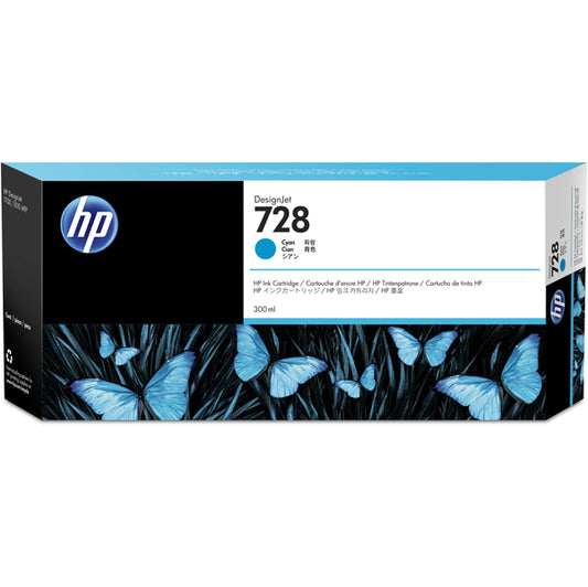 HP - F9K17A - Hp - Cartuccia ink originale - 728 - Ciano - F9K17A - 300ml