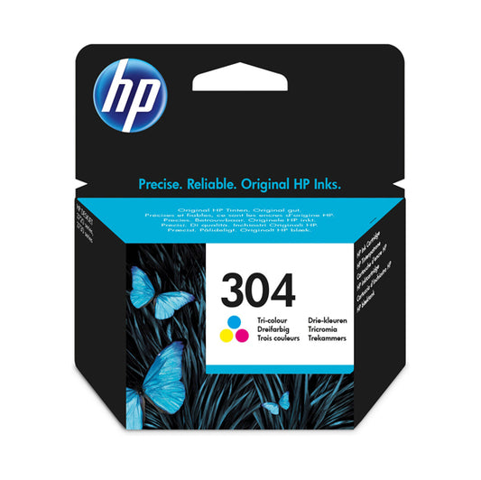 HP - N9K05AE - Hp - Cartuccia ink originale - 304 - C-M-Y - N9K05AE - 100 pag