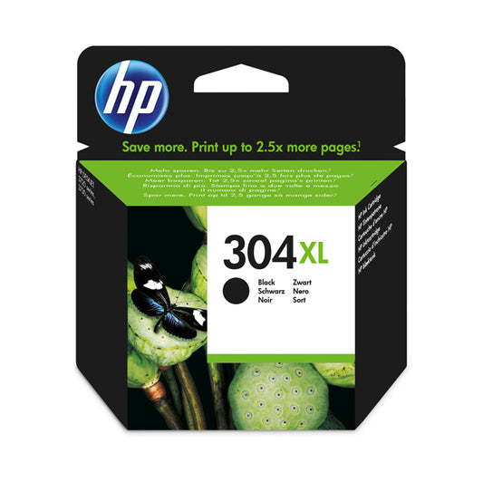 HP - N9K08AE - Hp - Cartuccia ink originale - 304XL - Nero - N9K08AE - 300 pag