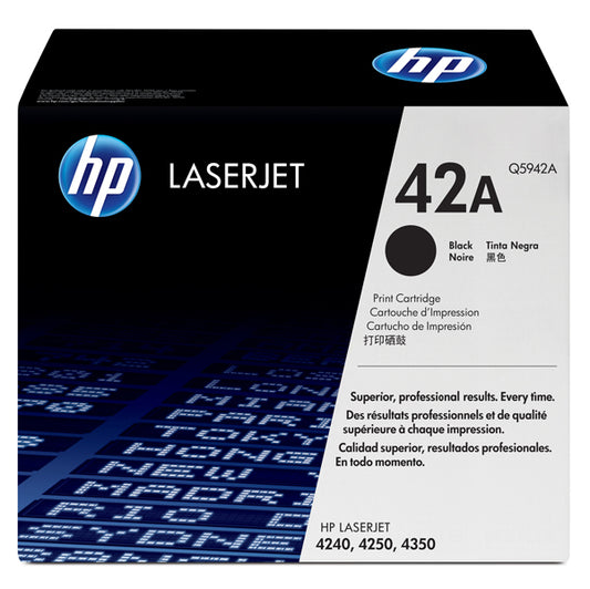 HP - Q5942A - Hp - Toner originale - 42A - Nero - Q5942A - 10.000 pag