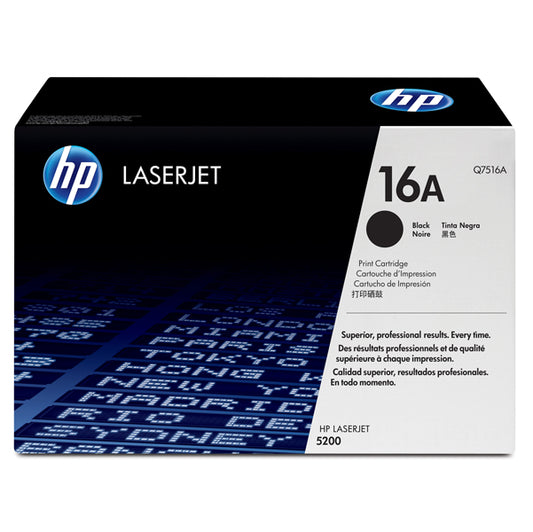 HP - Q7516A - Hp - Toner originale - 16A - Nero - Q7516A - 12.000 pag