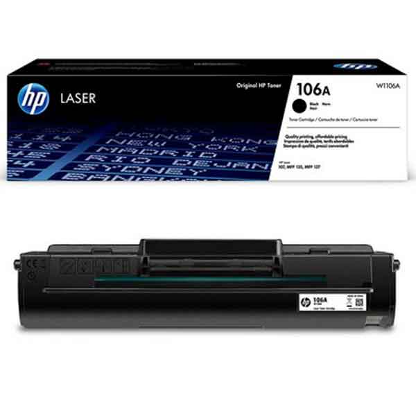HP - W1106A - Hp - Toner originale - 106A - nero - W1106A - 1.000 pag