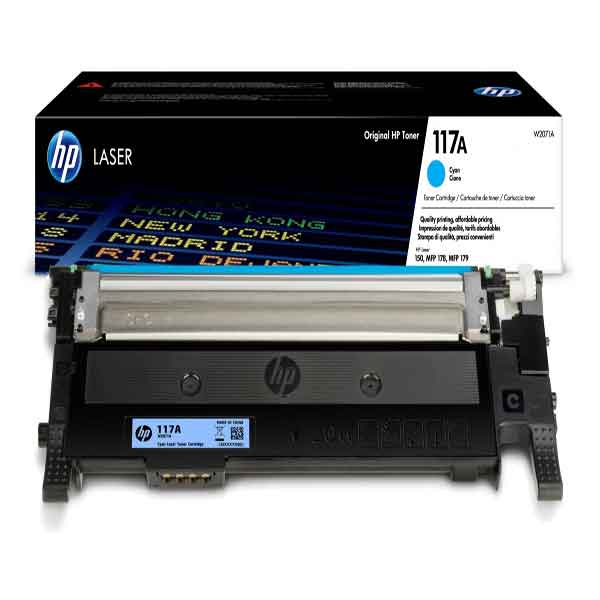 HP - W2071A - Hp - Toner originale - 117A - ciano - W2071A - 700 pag