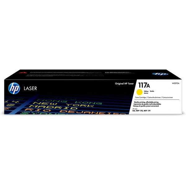 HP - W2072A - Hp - Toner originale - 117A - giallo - W2072A - 700 pag
