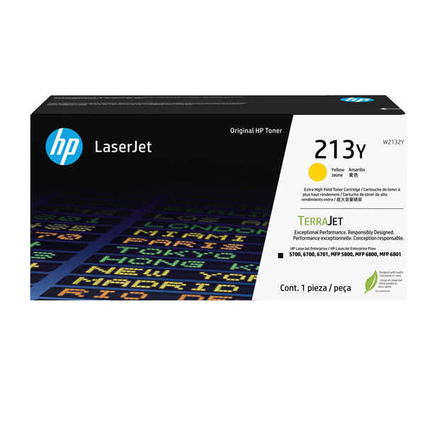 HP - W2132Y - Hp -  Toner originale LaserJet HP 213Y - Giallo - W2132Y - ad altissima capacitA'