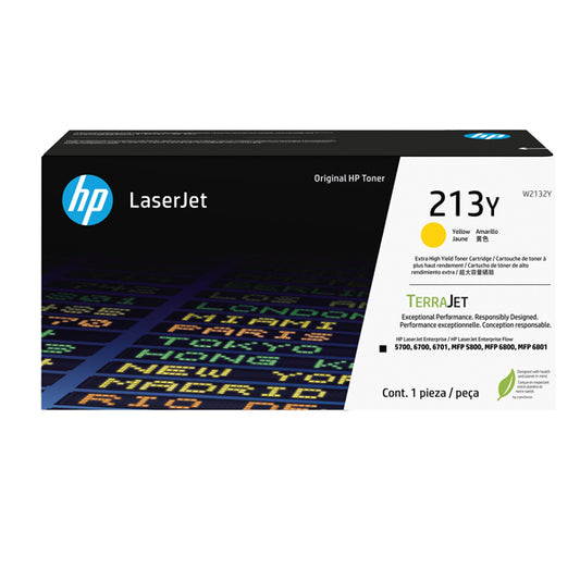 HP - W2132Y - Hp -  Toner originale LaserJet HP 213Y - Giallo - W2132Y - ad altissima capacitA'