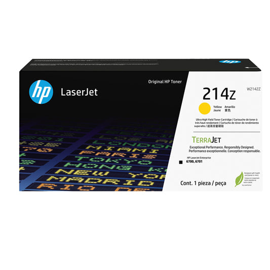 HP - W2142Z - Hp -  Toner originale LaserJet HP 214Z - Giallo - W2142Z - ad altissima capacitA'