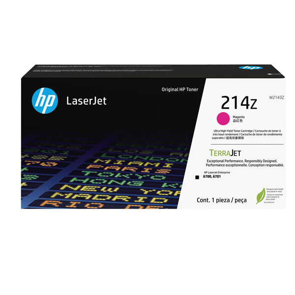 HP - W2143Z - Hp -  Toner originale LaserJet HP 214Z - Magenta - W2143Z - ad altissima capacitA'