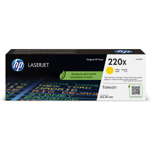 HP - W2202X - Hp -  Toner originale LaserJet HP 220X - Giallo - W2202X - 5.500 pag - HPW2202X -  Conf. da 1 Pz.