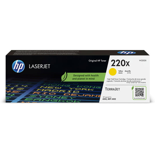 HP - W2202X - Hp -  Toner originale LaserJet HP 220X - Giallo - W2202X - 5.500 pag - HPW2202X -  Conf. da 1 Pz.
