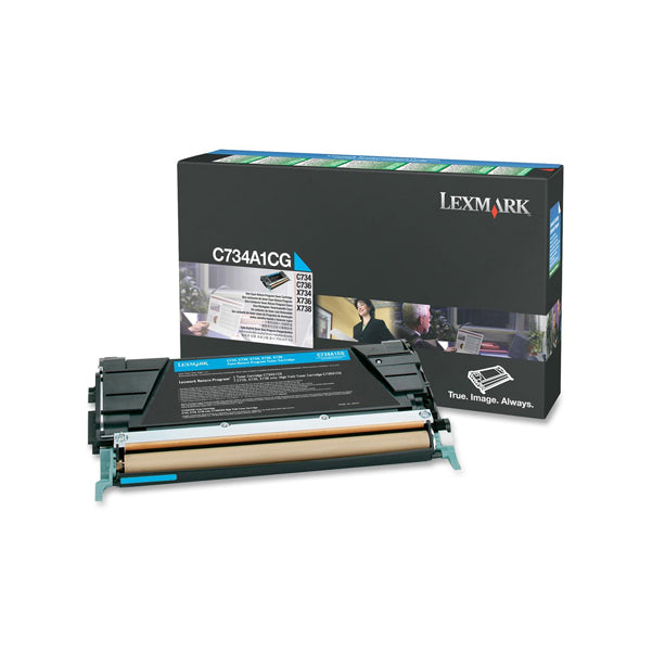 LEXMARK - C734A1CG - Lexmark - Toner - Ciano - C734A1CG - return program - 6.000 pag