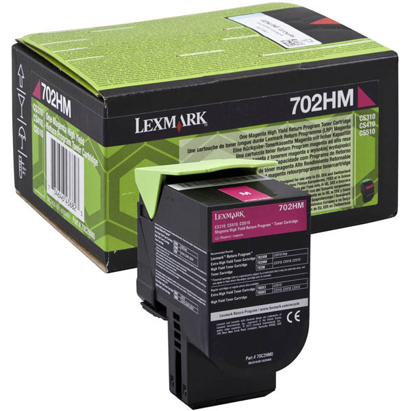 LEXMARK - 70C2HM0 - Lexmark - Toner - Magenta - 70C2HM0 - return program - 3.000 pag
