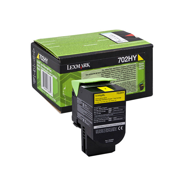 LEXMARK - 70C2HY0 - Lexmark - Toner - Giallo - 70C2HY0 - return program - 3.000 pag