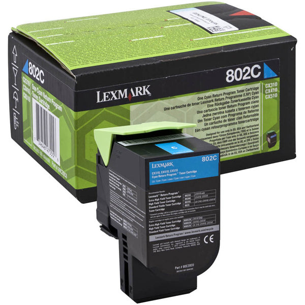 LEXMARK - 80C20C0 - Lexmark - Toner - Ciano - 80C20C0 - return program - 1.000 pag