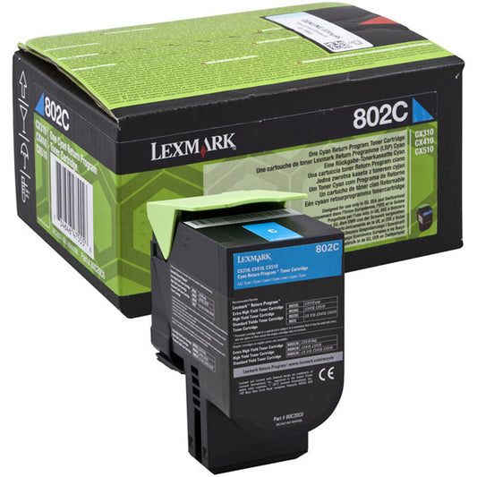 LEXMARK - 80C20C0 - Lexmark - Toner - Ciano - 80C20C0 - return program - 1.000 pag