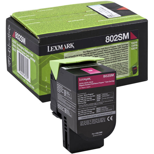 LEXMARK - 80C2SM0 - Lexmark - Toner - Magenta - 80C2SM0 - return program - 2.000 pag