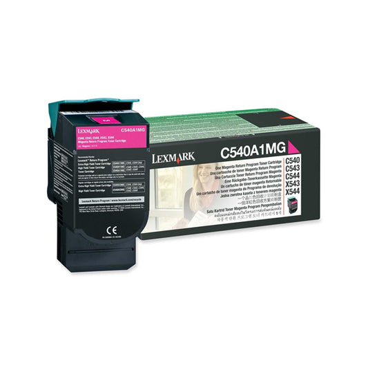 LEXMARK - C540A1MG - Lexmark - Toner - Magenta - C540A1MG - return program - 1.000 pag