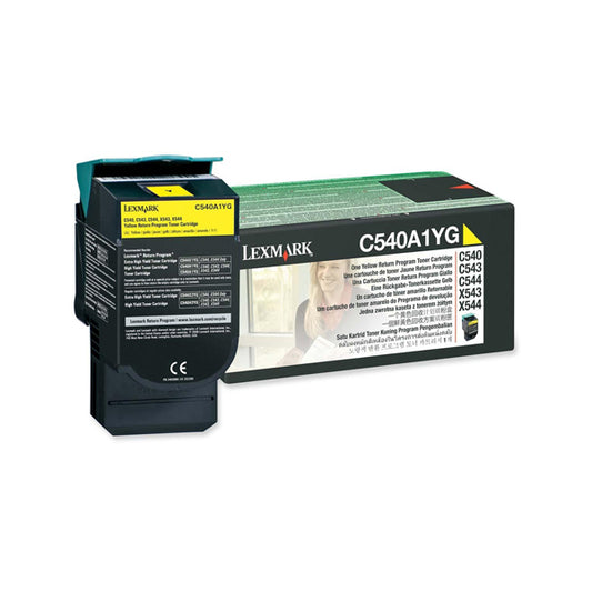 LEXMARK - C540A1YG - Lexmark - Toner - Giallo - C540A1YG - return program - 1.000 pag