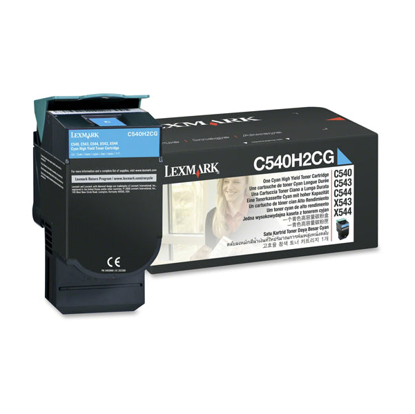 LEXMARK - C540H2CG - Lexmark - Toner - Ciano - C540H2CG - non return program - 2.000 pag