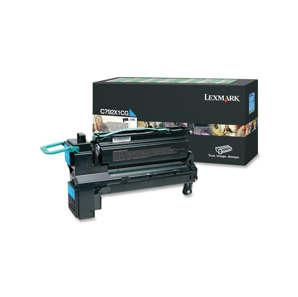 LEXMARK - C792X1CG - Lexmark - Toner - Ciano - C792X1CG - return program - 20.000 pag