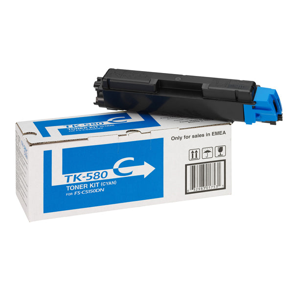 KYOCERA-MITA - 1T02KTCNL0 - Kyocera-Mita - Toner - Ciano - TK-580C - 1T02KTCNL0 - 2.800 pag