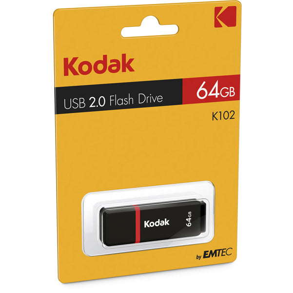 KODAK - EKKMMD64GK102 - Kodak - Memoria Usb 2.0 - EKKMMD16GK102 - 64GB
