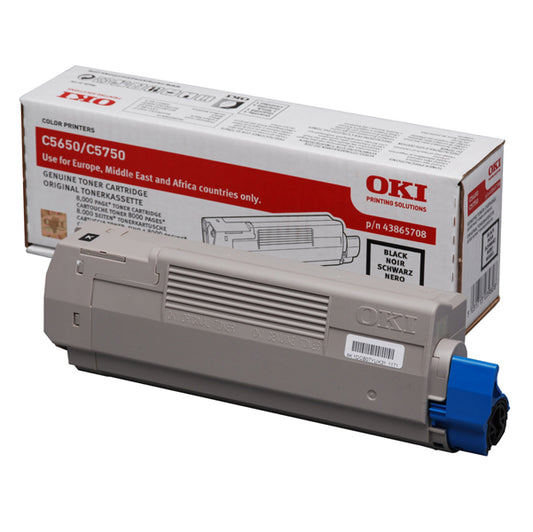OKI - 43865708 - Oki - Toner - Nero - C5650-C5750 - 43865708 - 8.000 pag