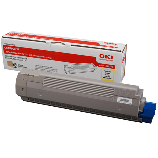 OKI - 44059105 - Oki - Toner - Giallo - C-810 C-830 - 44059105 - 8.000 pag