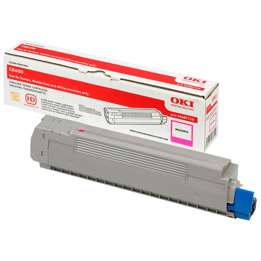 OKI - 43487710 - Oki - Toner - Magenta - C8600 - 43487710 - 6.000 pag