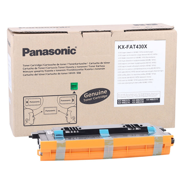 PANASONIC - KX-FAT430X - Panasonic - Cartuccia - Nero - KX-FAT430X - 3.000 pag
