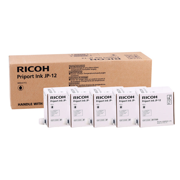 RICOH - 817104 - Ricoh - Cartuccia - Nero - 817104 - Scatola 5 pezzi